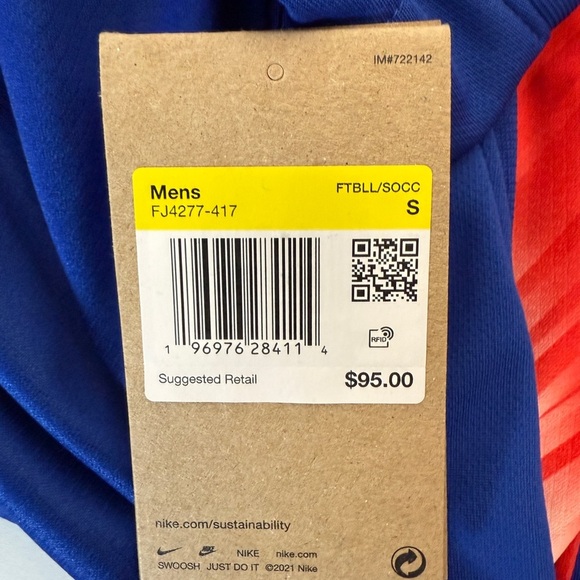 Nike Team USA USMNT 2024 Away Soccer Jersey Men's Shirt NWT SIZE SMALL - Picture 6 of 6